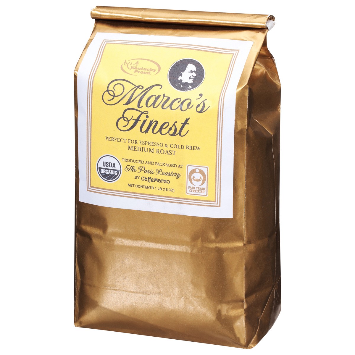 slide 6 of 12, Marco's Finest Medium Roast Coffee - 1 lb, 1 lb