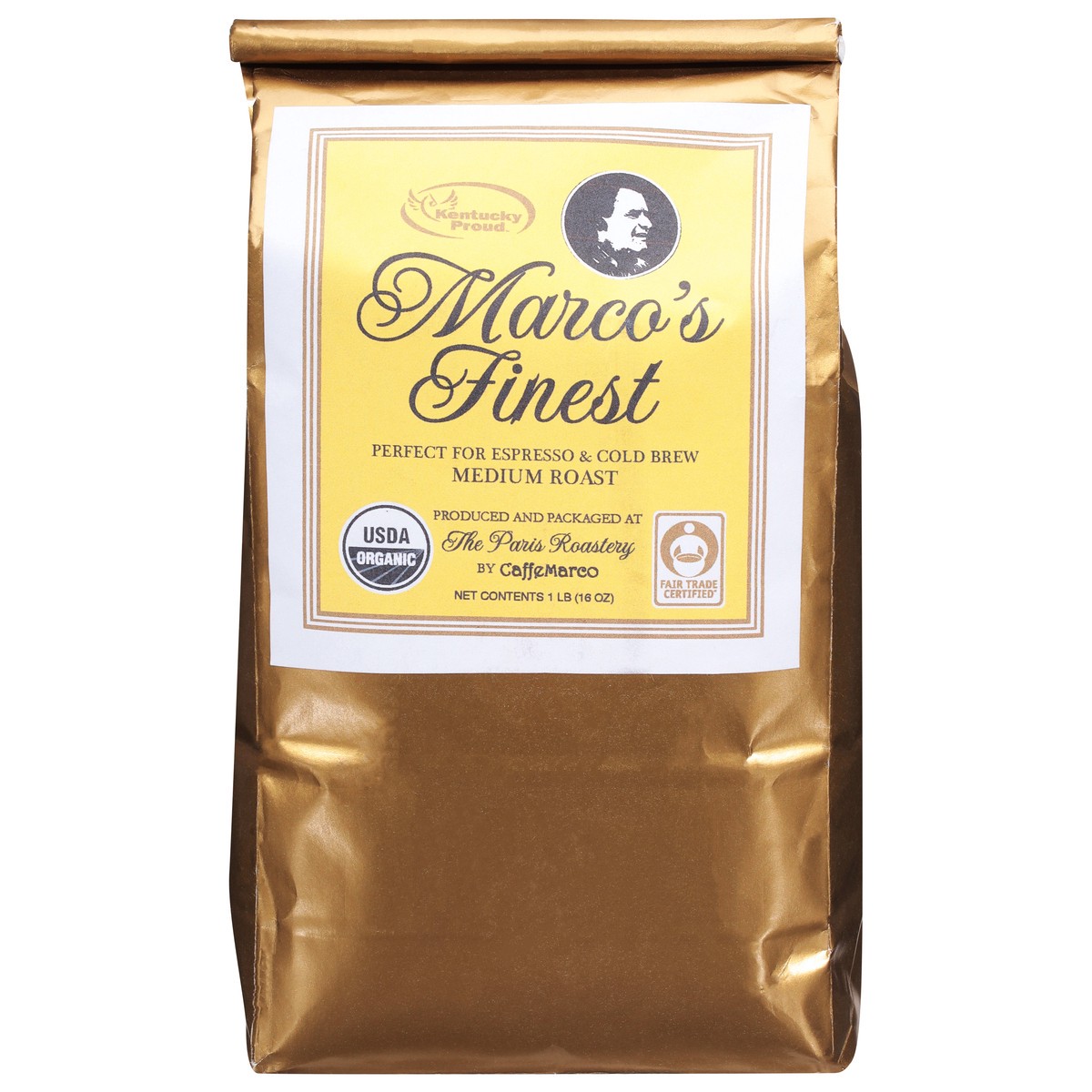 slide 10 of 12, Marco's Finest Medium Roast Coffee - 1 lb, 1 lb