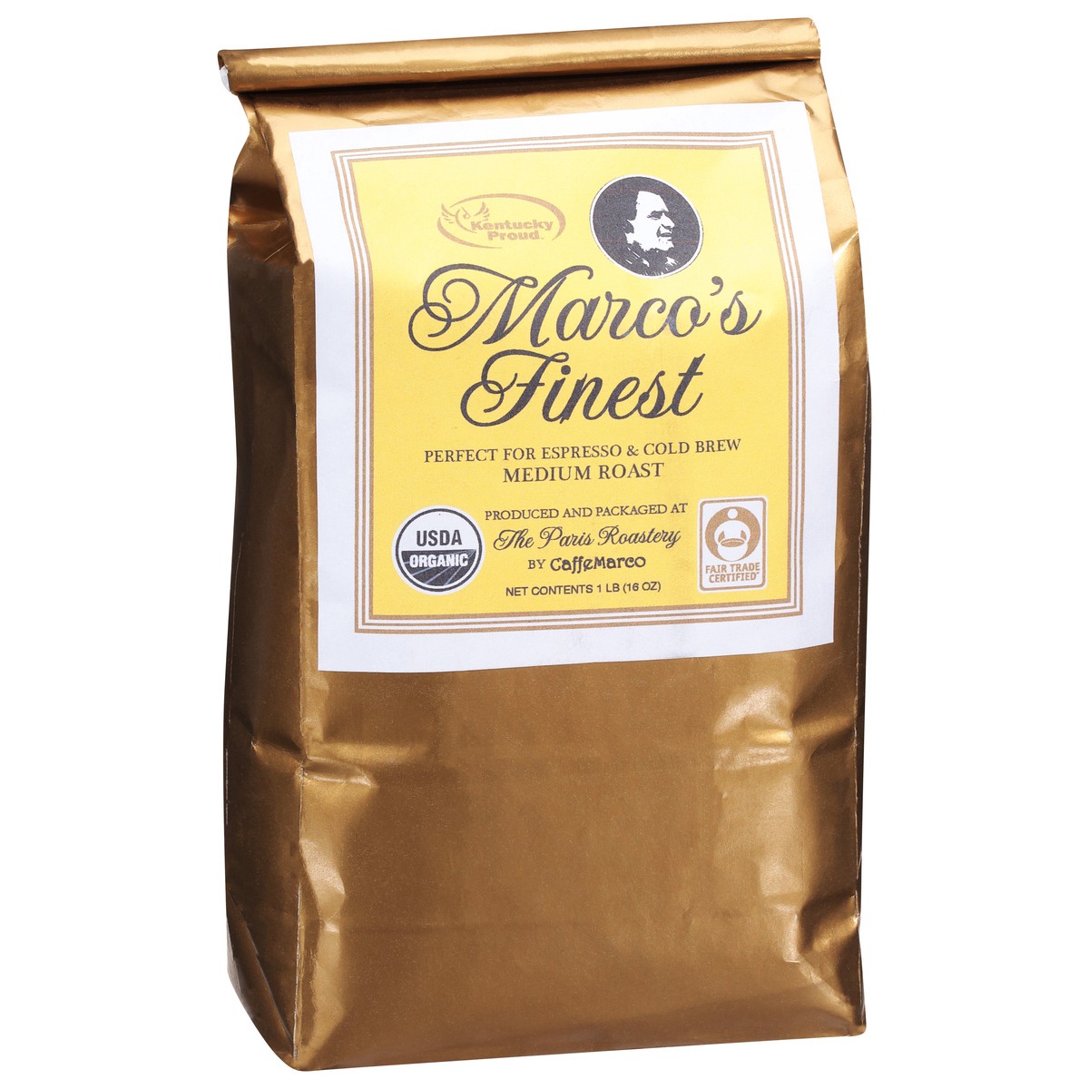 slide 9 of 12, Marco's Finest Medium Roast Coffee - 1 lb, 1 lb