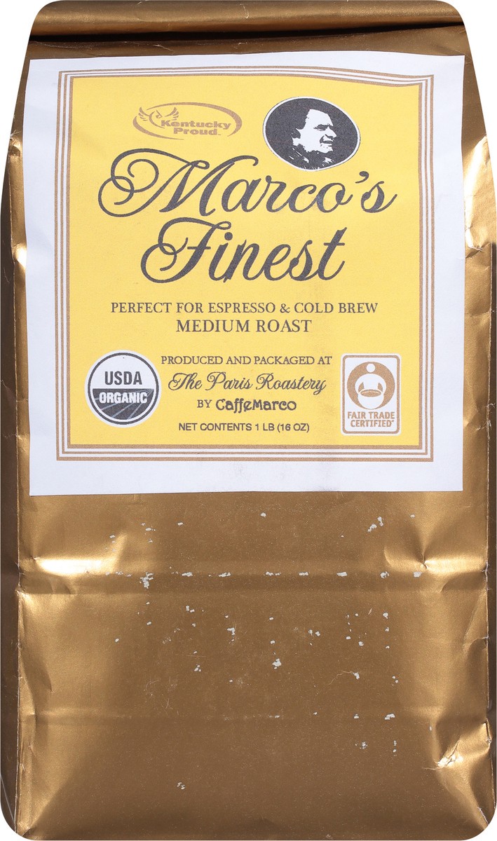 slide 8 of 12, Marco's Finest Medium Roast Coffee - 1 lb, 1 lb