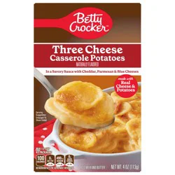 Betty Crocker Three Cheese Casserole Potatoes, 4 oz Box