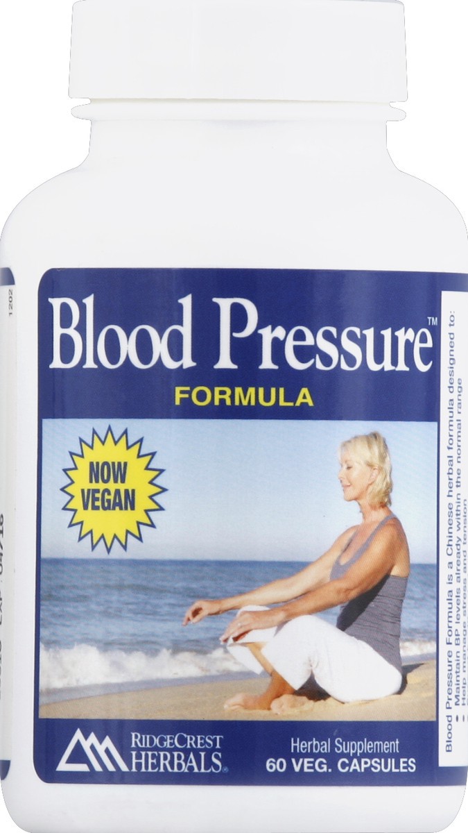 slide 2 of 2, RidgeCrest Herbals Blood Pressure Formula, Veg. Capsules, 60 ct