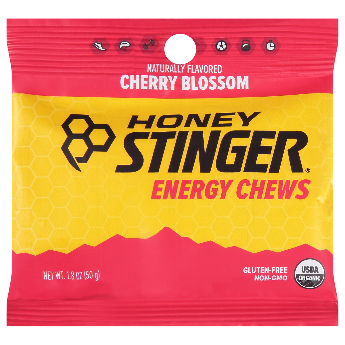 slide 2 of 13, Honey Stinger Cherry Blossom Energy Chews 1.8 oz, 1.8 oz