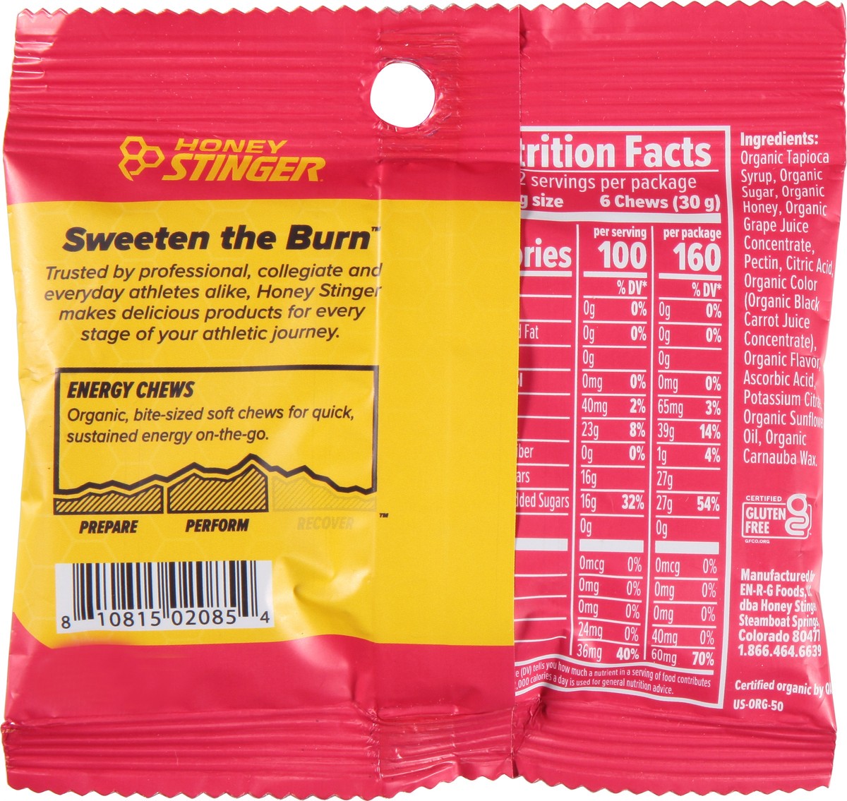 slide 3 of 13, Honey Stinger Cherry Blossom Energy Chews 1.8 oz, 1.8 oz