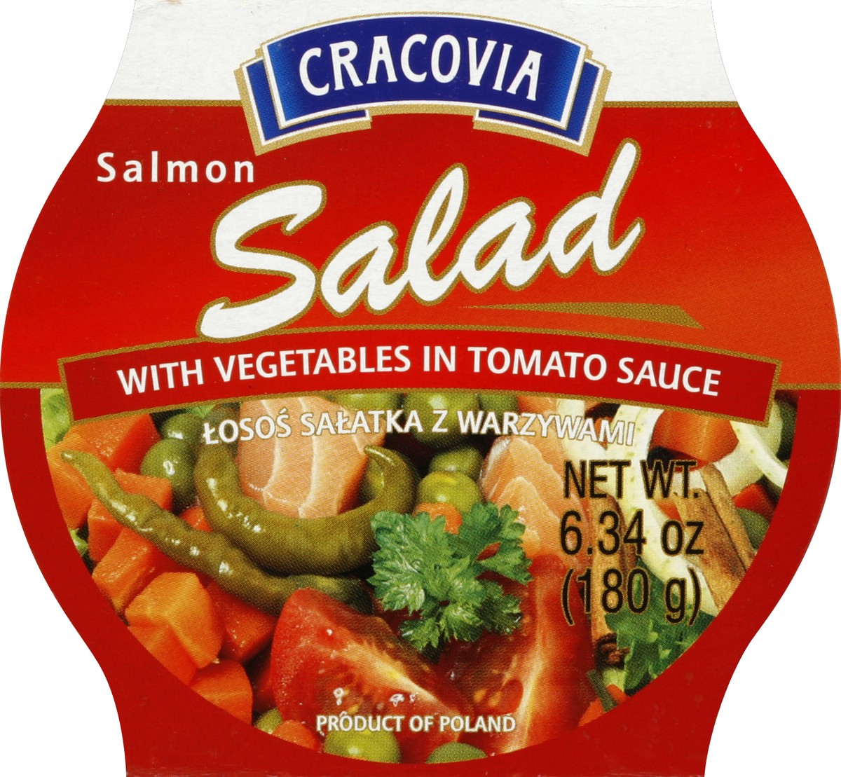slide 3 of 4, Cracovia Salmon Salad 6.34 oz, 1 ct