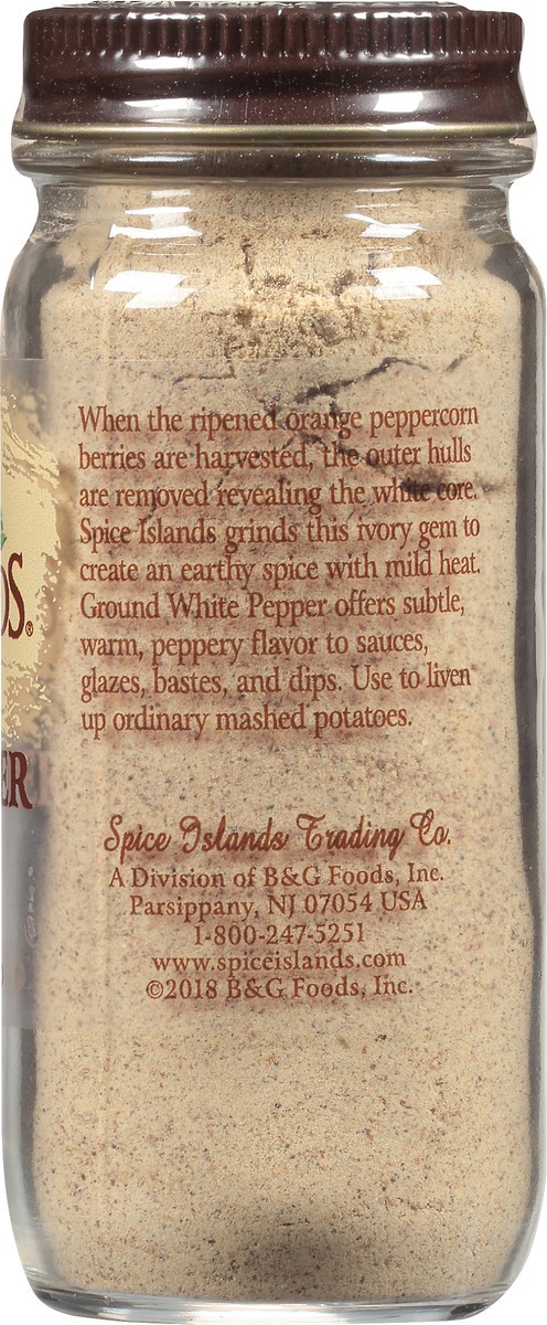 slide 2 of 7, Spice Islands Ground White Pepper 2.4 oz. Jar, 2.4 oz