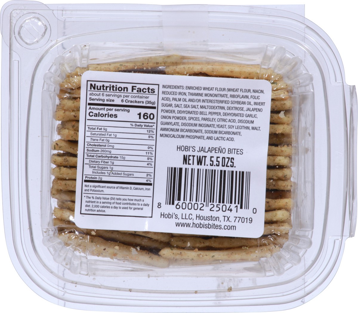 slide 5 of 9, Hobi's Bites Jalapeno Crackers 5.5 oz, 5.5 oz