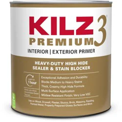 KILZ 2 All-Purpose Interior/Exterior Water-Based Primer - 1 quart