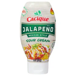 Cacique Jalapeno Mexican-Style Sour Cream 12 oz