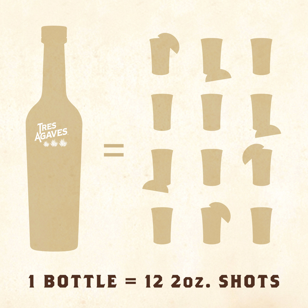 slide 4 of 25, Tres Agaves Blanco Tequila, 750 ml