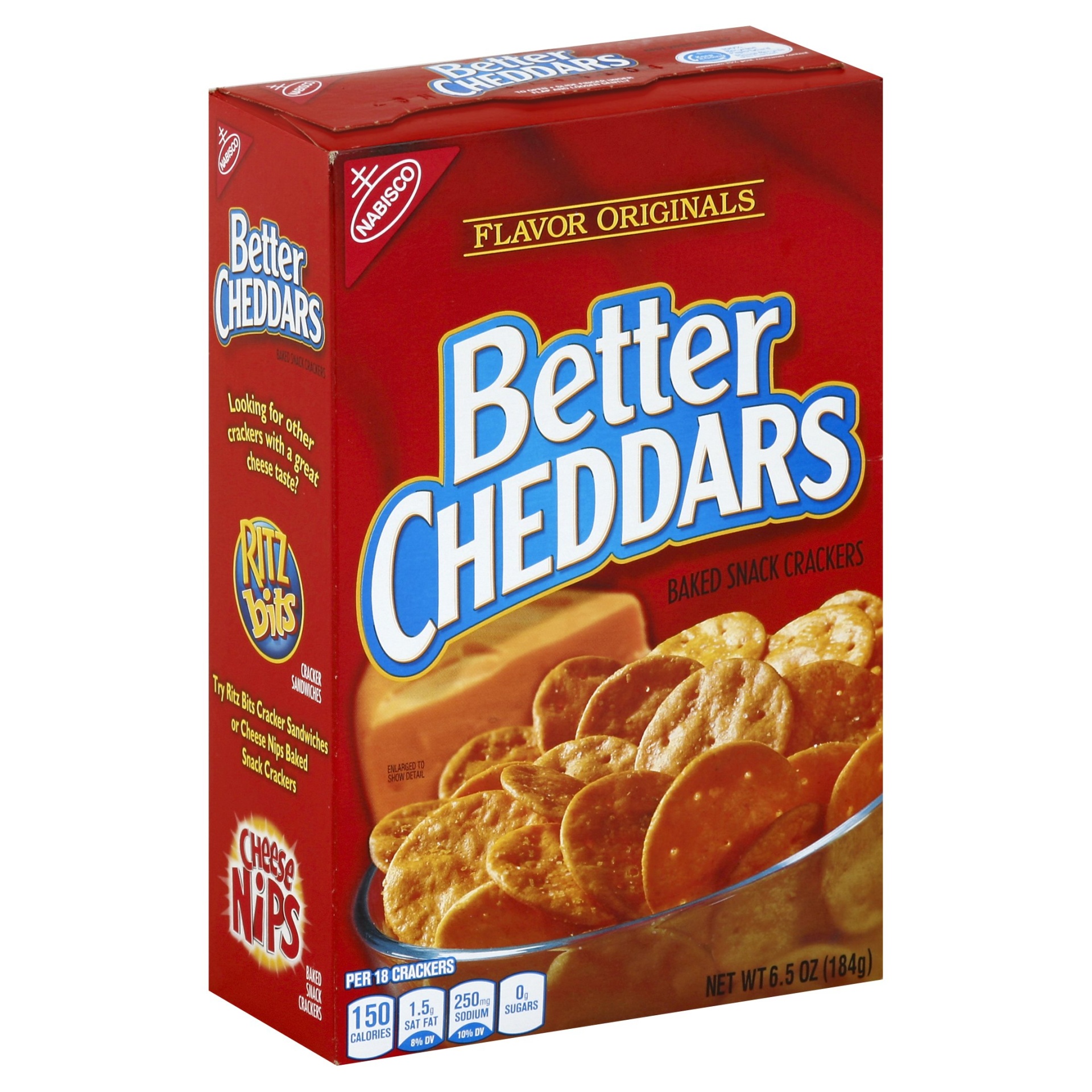 Better Cheddars Baked Snack Cheese Crackers 6.5 Oz | Shipt