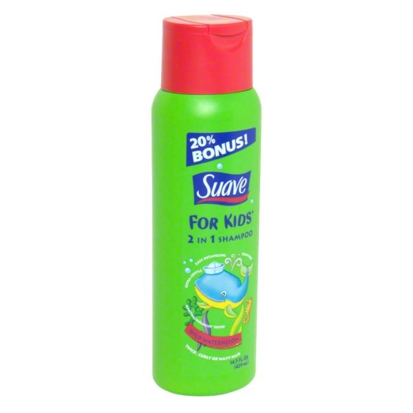 slide 1 of 1, Suave Kids 2 In 1 Shampoo Wild Watermelon, 12 oz