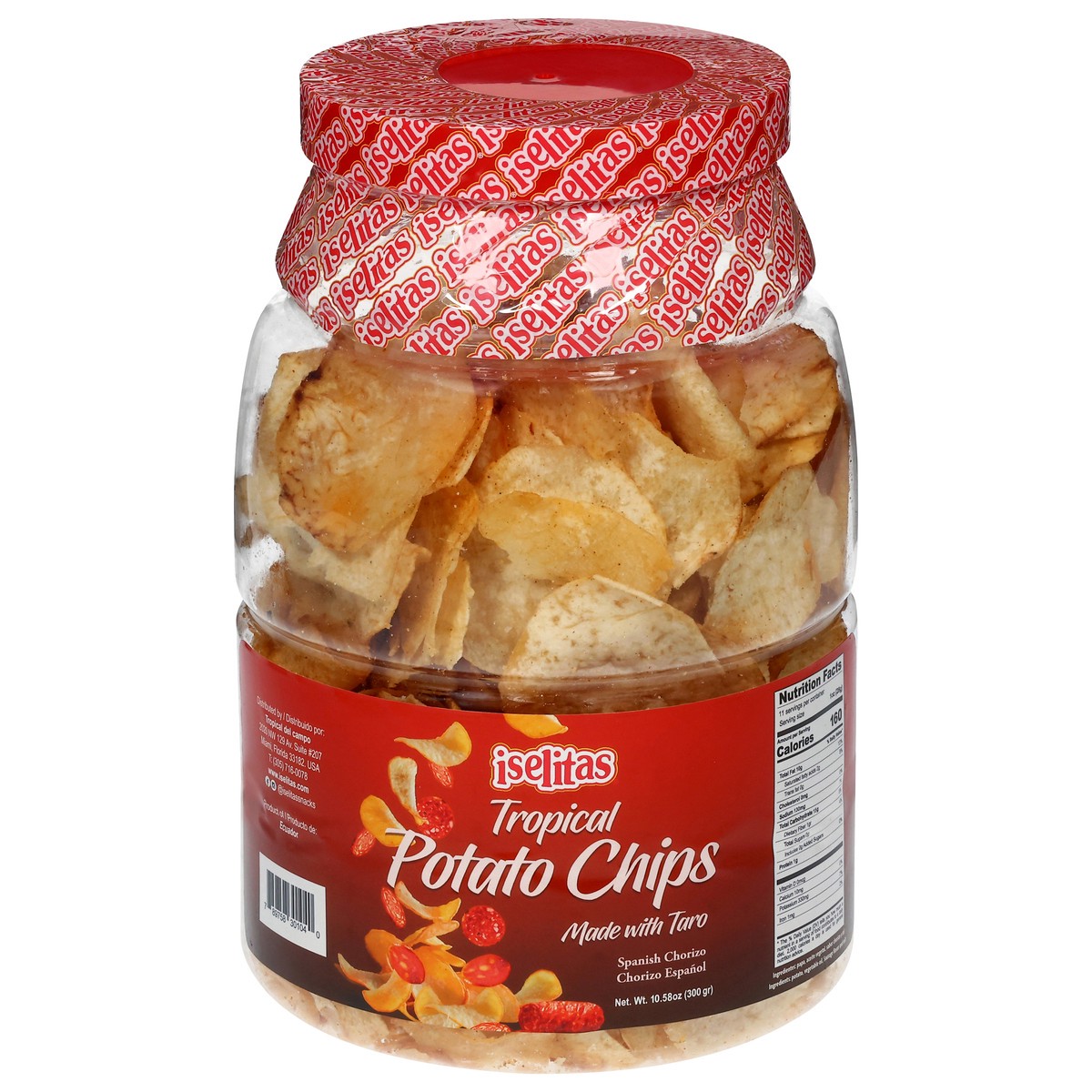 slide 2 of 4, Tropical Del Campo Iselitas Potato Chips, Spanish Chorizo, 6.6 Oz, 6.6 oz