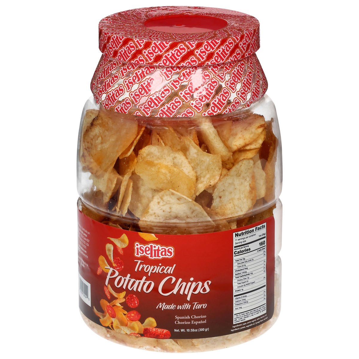 slide 4 of 4, Tropical Del Campo Iselitas Potato Chips, Spanish Chorizo, 6.6 Oz, 6.6 oz