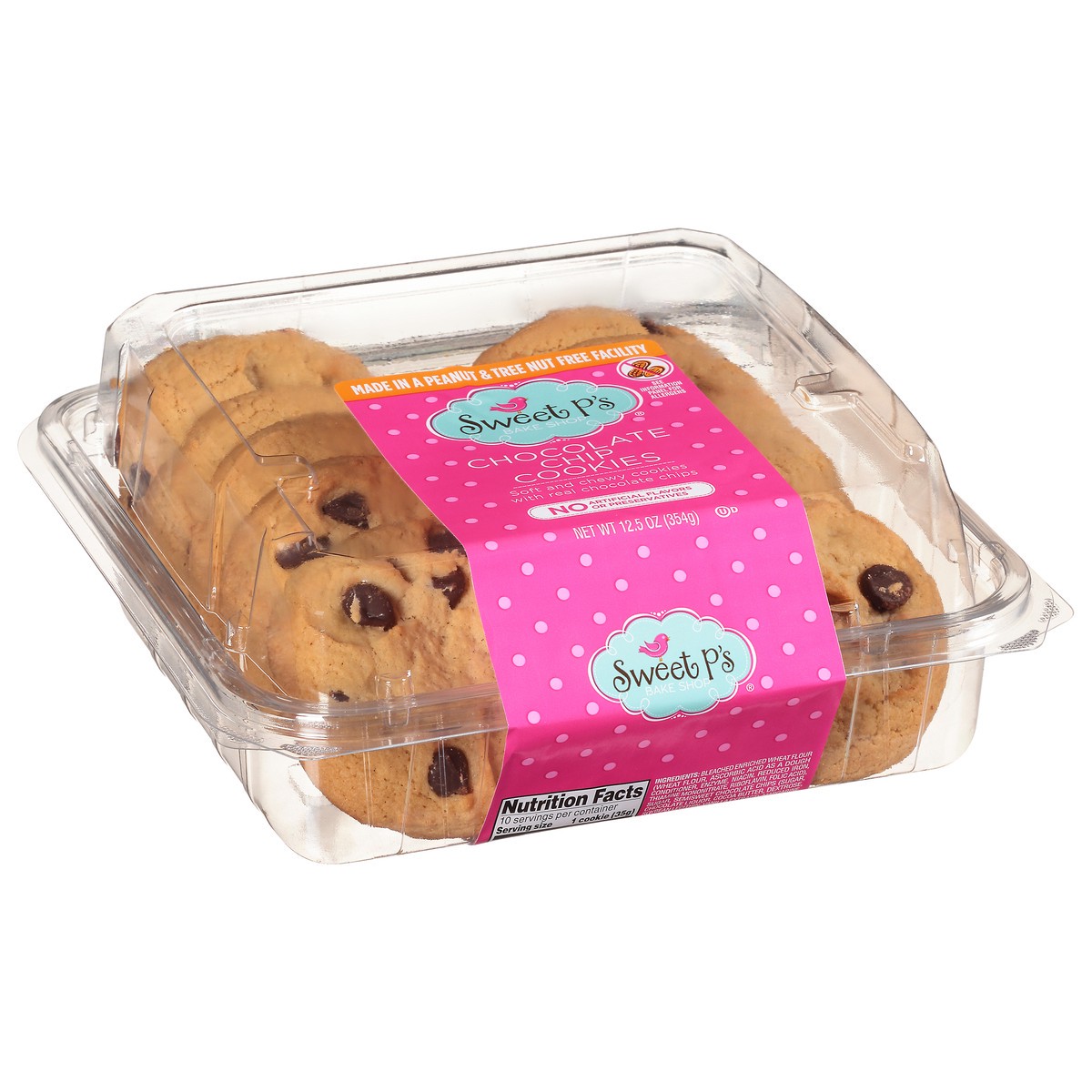 slide 11 of 15, Sweet P's Bake Shop Chocolate Chip Cookies 12.5 oz, 1 ct