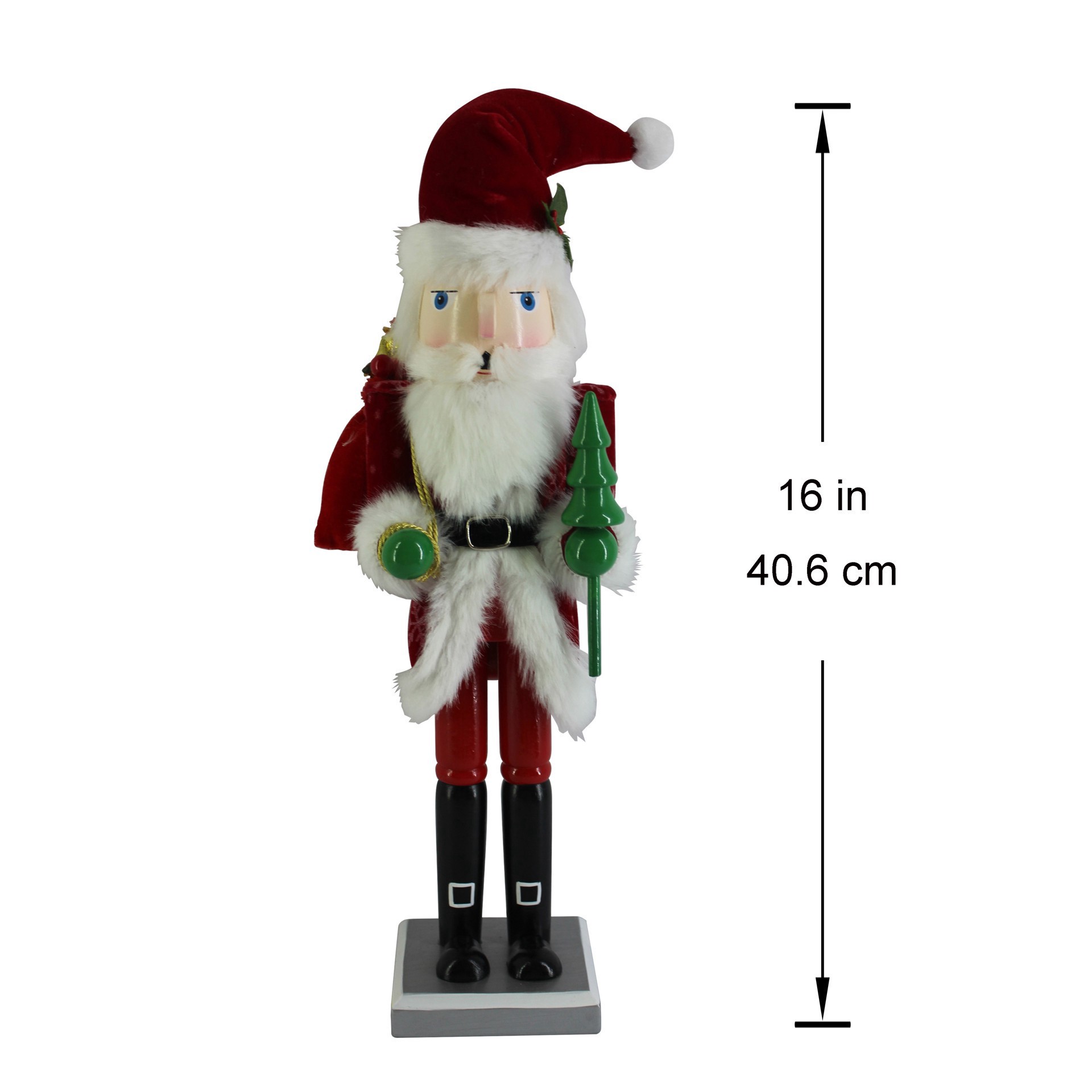 slide 2 of 5, 16" Holiday Nutcracker By Ashland, 16 in