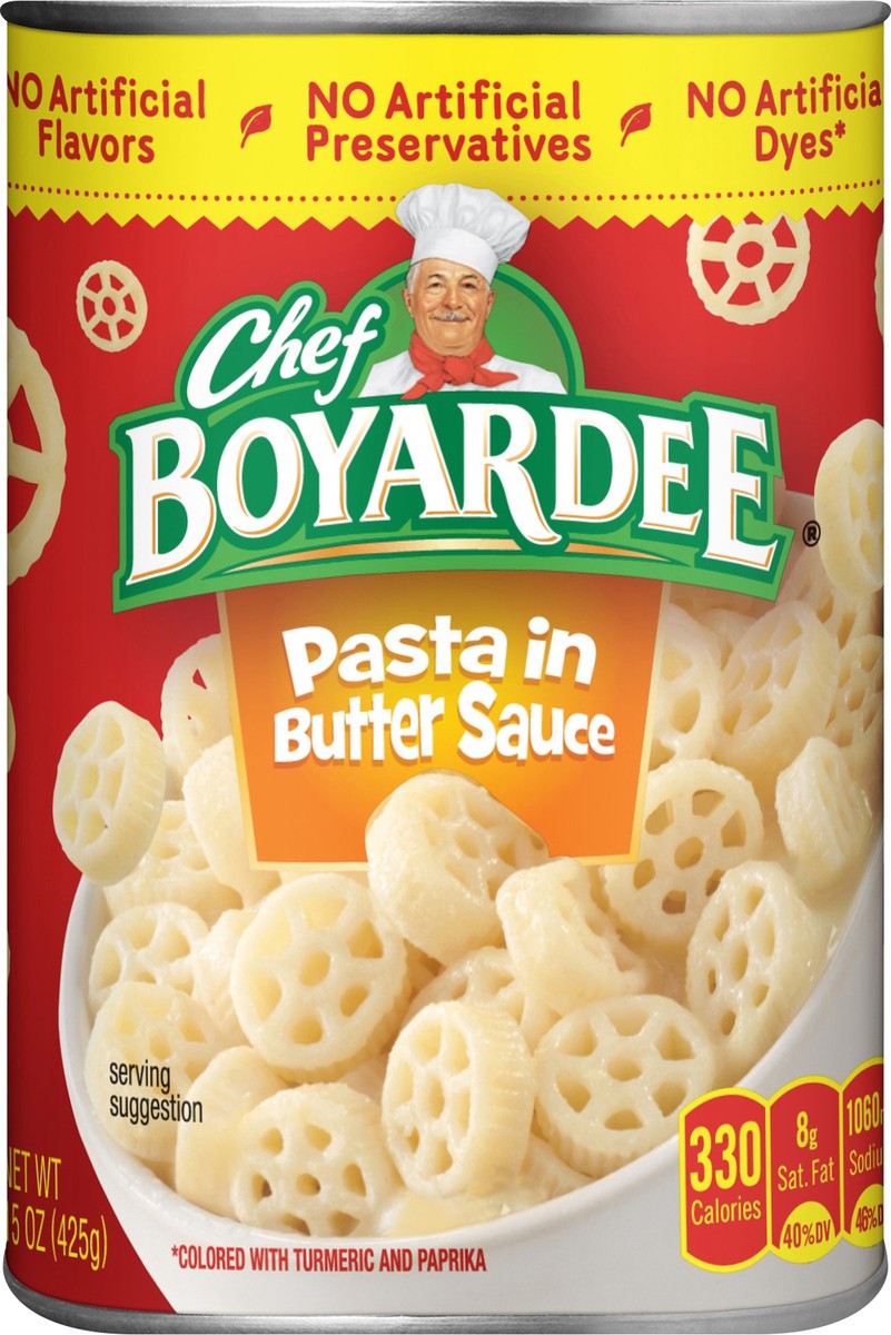 slide 2 of 2, Chef Boyardee Pasta in Butter Sauce 15 oz, 15 oz