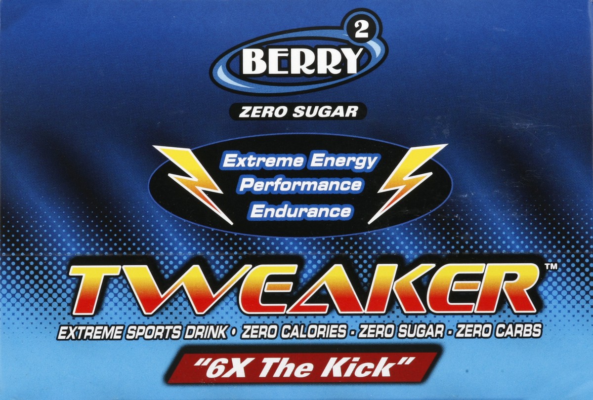 slide 4 of 4, Tweaker Sports Drink, Extreme, Berry2, 12 ct