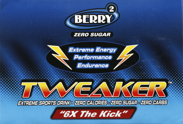 slide 1 of 4, Tweaker Sports Drink, Extreme, Berry2, 12 ct