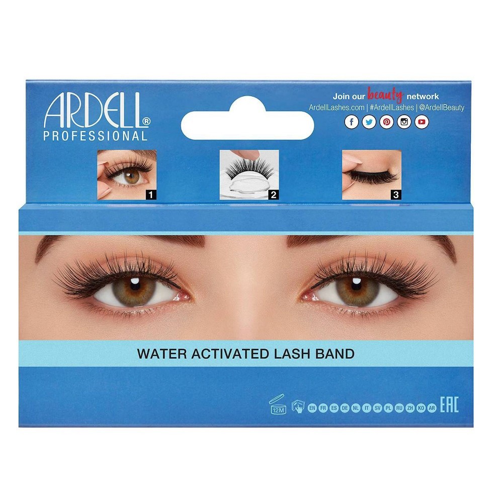 slide 2 of 3, Ardell Aqua 341 False Eyelashes - 1pr, 1 pair