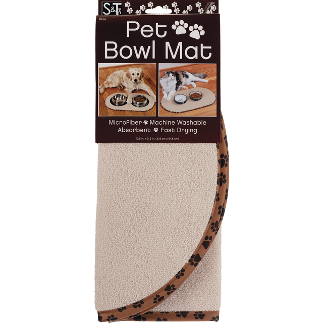 slide 1 of 1, NON BRAND Pet Bowl Mat, 1 ct