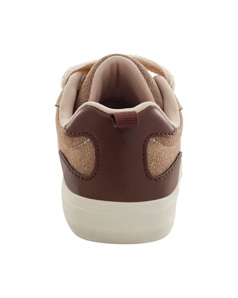 slide 4 of 6, Carter's Toddler Casual Sneakers Brown 7, 1 ct