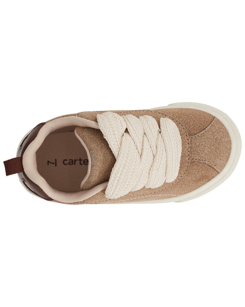 slide 3 of 6, Carter's Toddler Casual Sneakers Brown 7, 1 ct