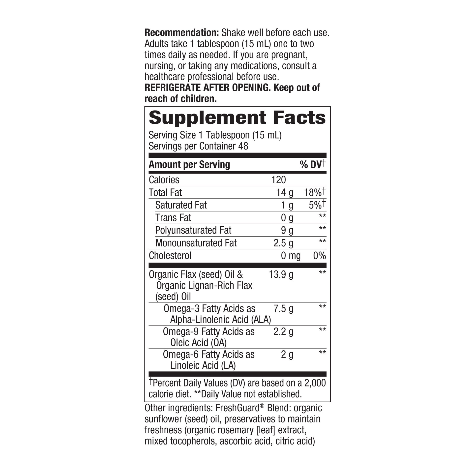 slide 4 of 4, Nature's Way Flax Oil Super Lignan, 1 ct