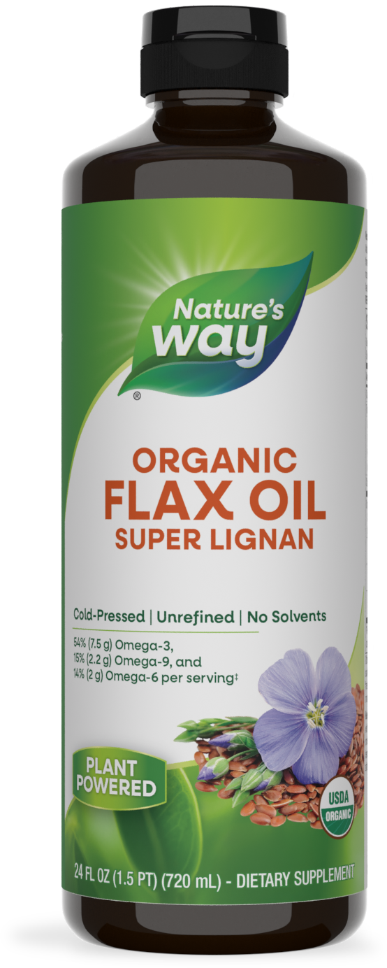 slide 1 of 4, Nature's Way Flax Oil Super Lignan, 1 ct