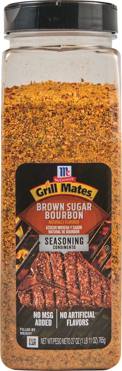 slide 10 of 13, McCormick Grill Mates Brown Sugar Bourbon Seasoning, 27 oz, 27 oz