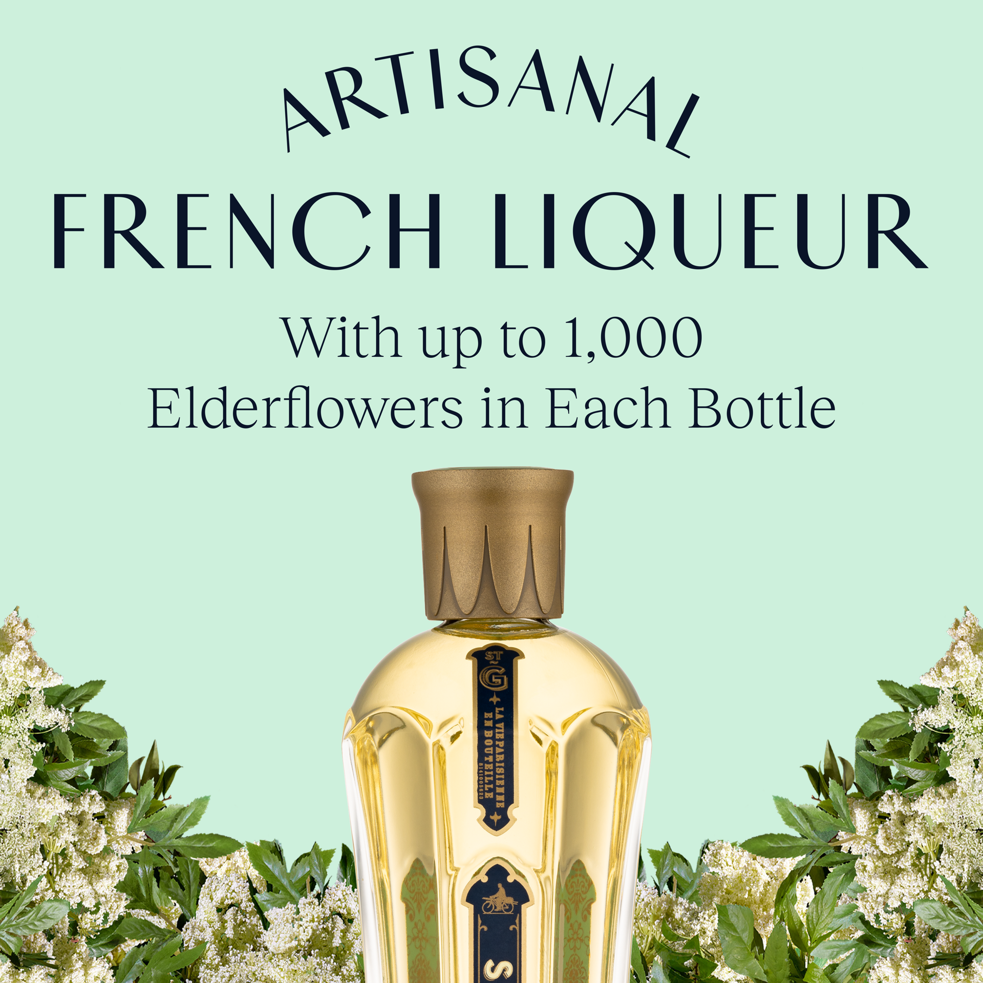 slide 3 of 5, St~Germain Elderflower Liqueur 20% 20Cl/200Ml, 200 ml
