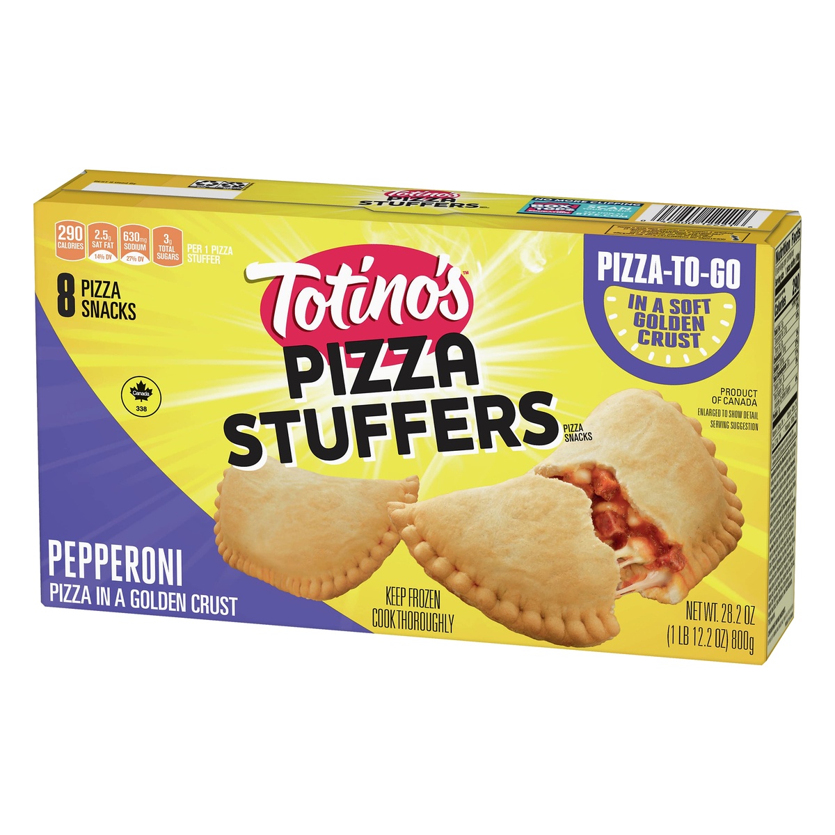 slide 3 of 10, Totino's Pizza Stuffers Pepperoni, 28 oz