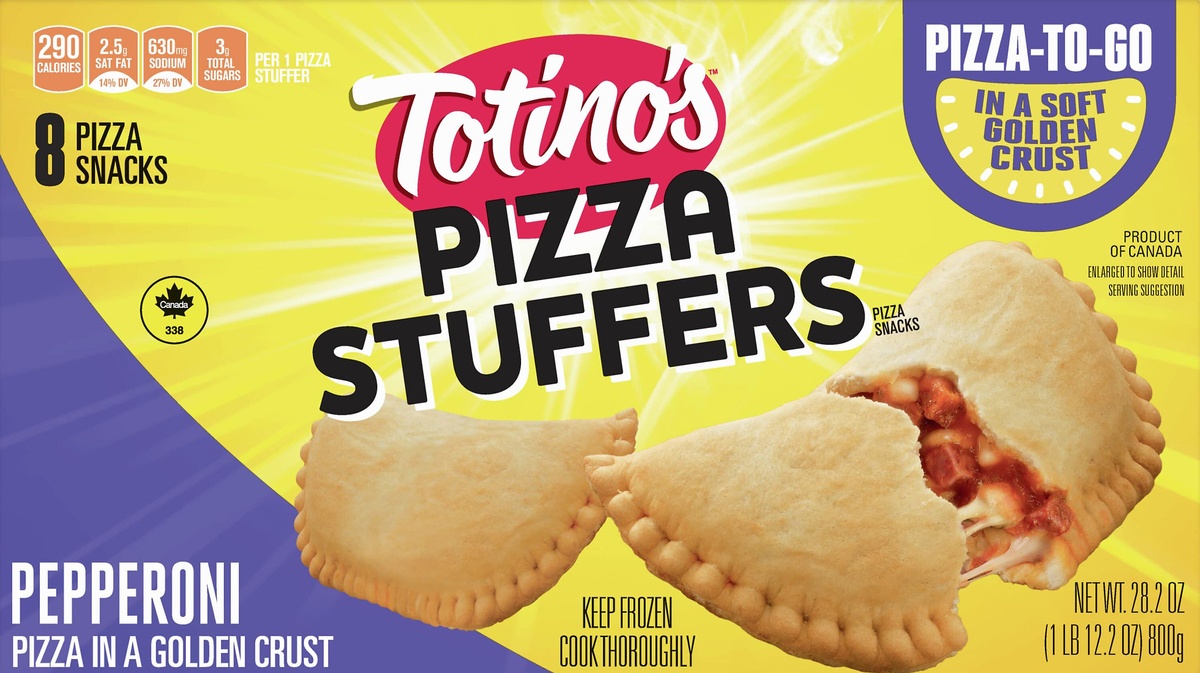 slide 9 of 10, Totino's Pizza Stuffers Pepperoni, 28 oz