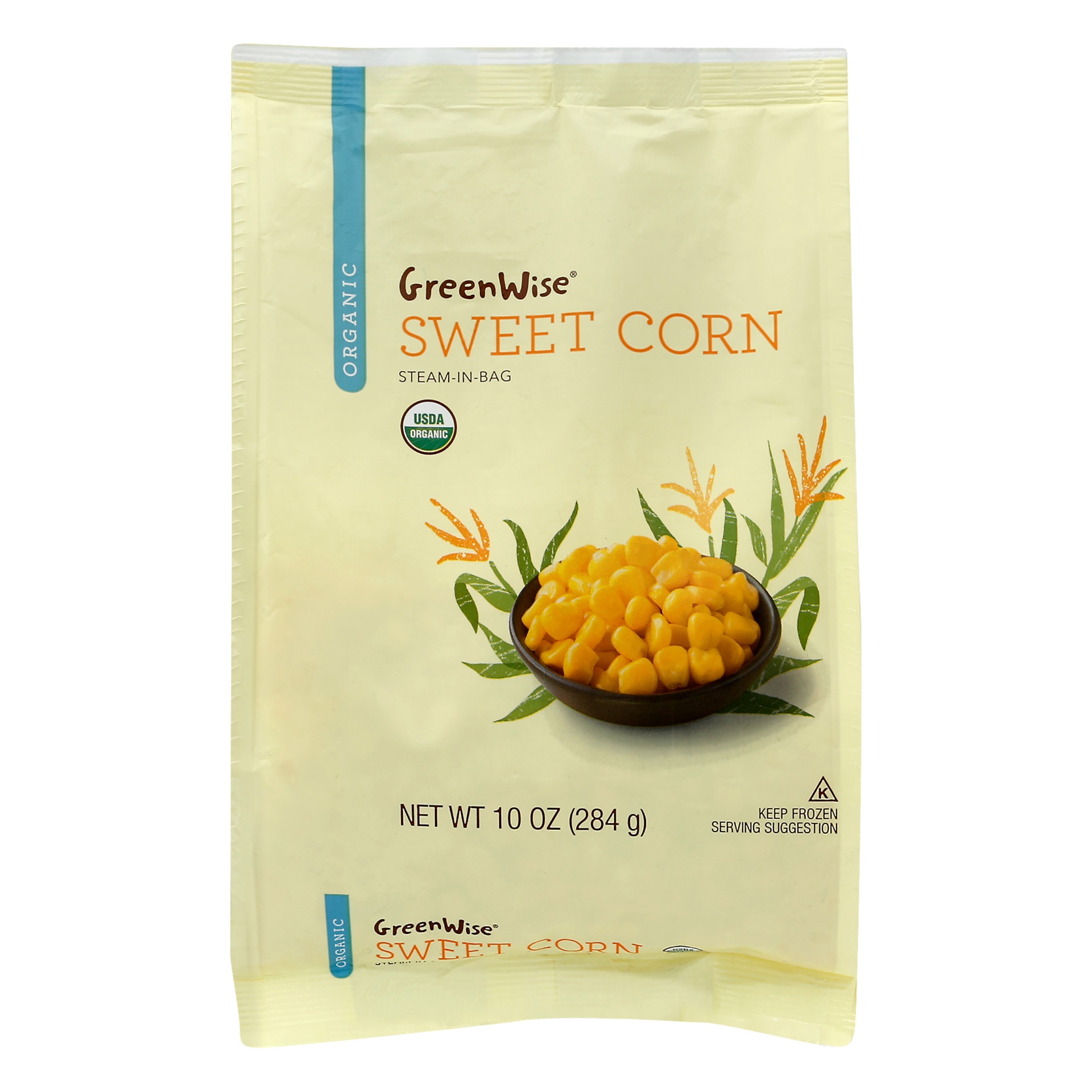 Birds Eye Steamfresh Super Sweet Corn With Butter, Frozen Vegetable, 10.8  Oz. Bag, Vegetables