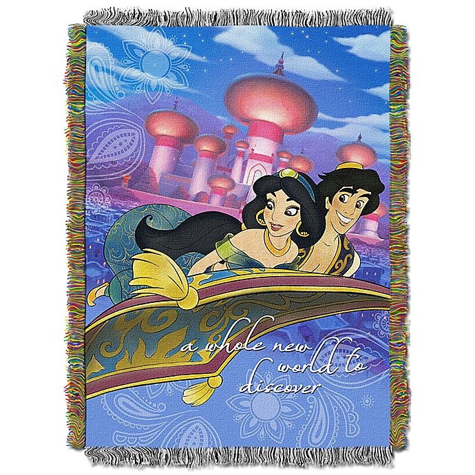 slide 1 of 1, Disney Aladdin A Whole New World'' Tapestry Throw'', 1 ct