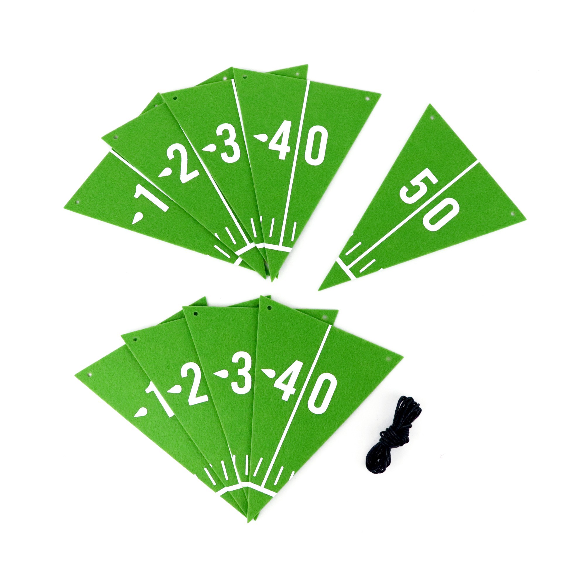 slide 3 of 3, 8ft. Flag Felt Garland By Celebrate It, 8 ft