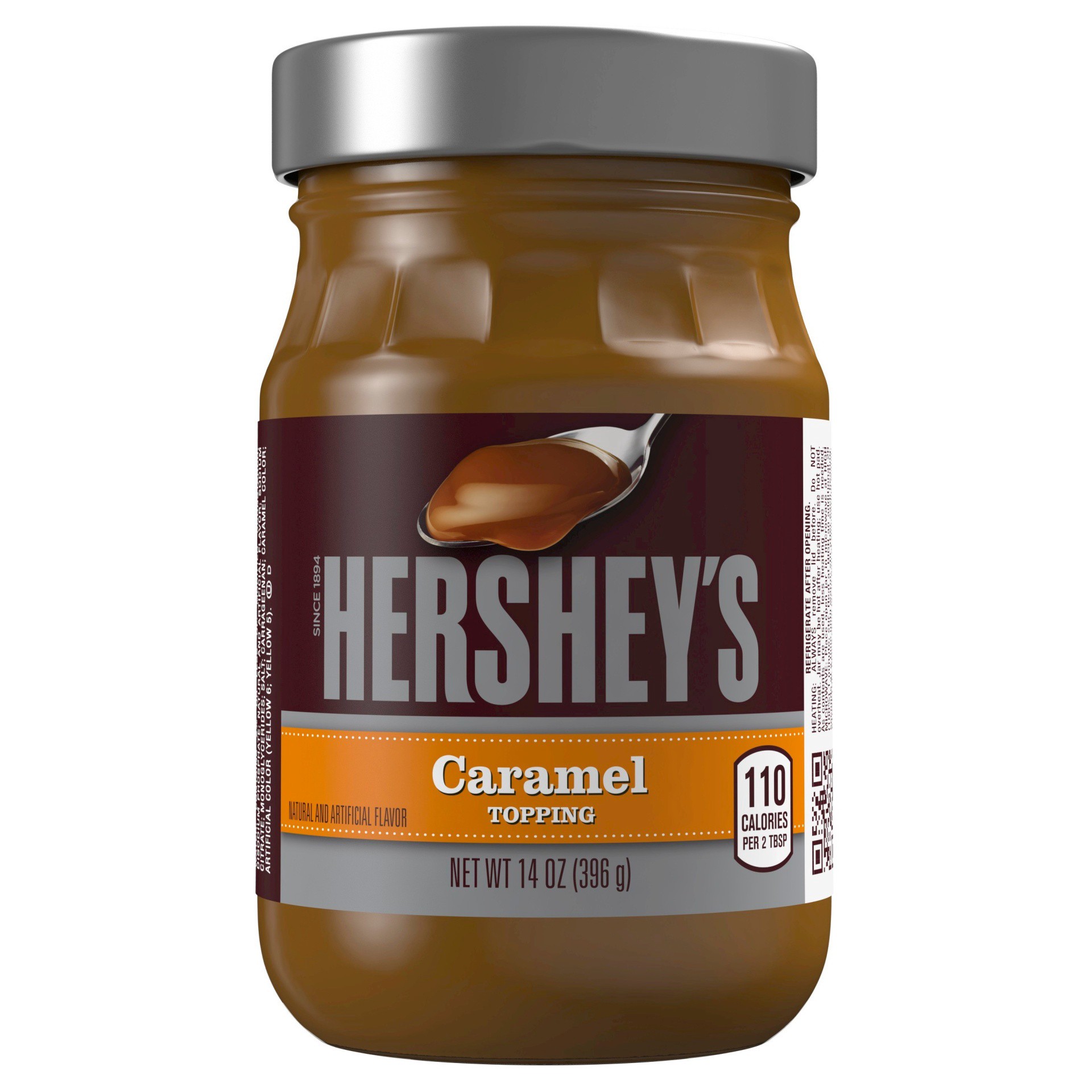 slide 1 of 4, Hershey's Caramel Topping, 14 oz