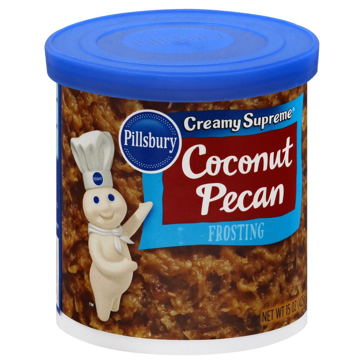 slide 3 of 9, Pillsbury Creamy Supreme Coconut Pecan Frosting 15 oz, 15 oz