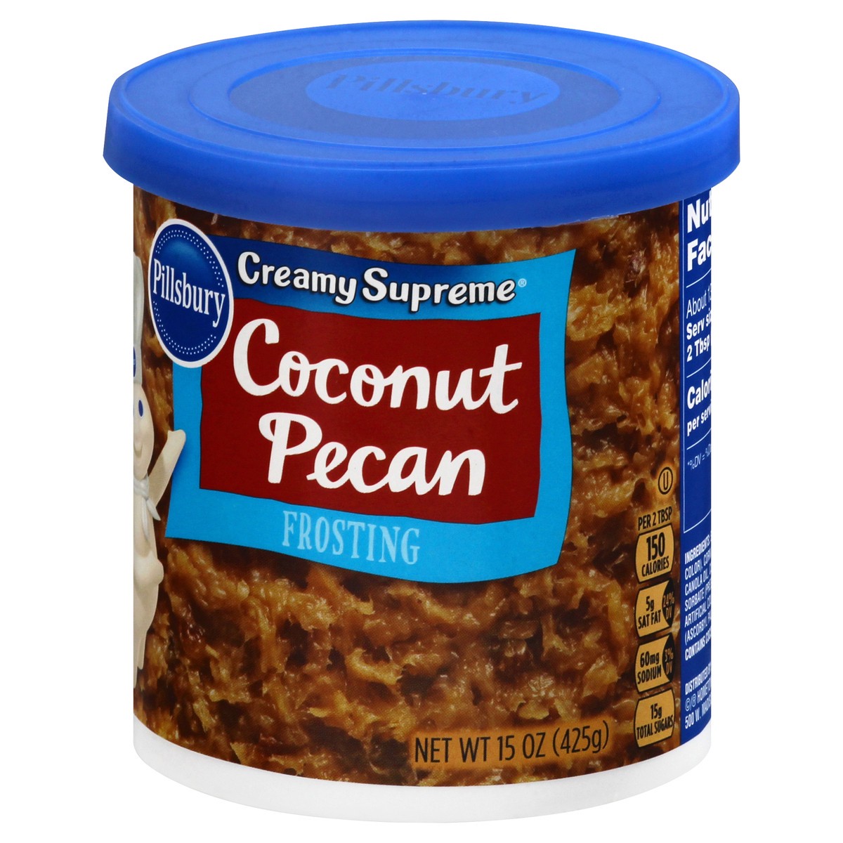 slide 6 of 9, Pillsbury Creamy Supreme Coconut Pecan Frosting 15 oz, 15 oz