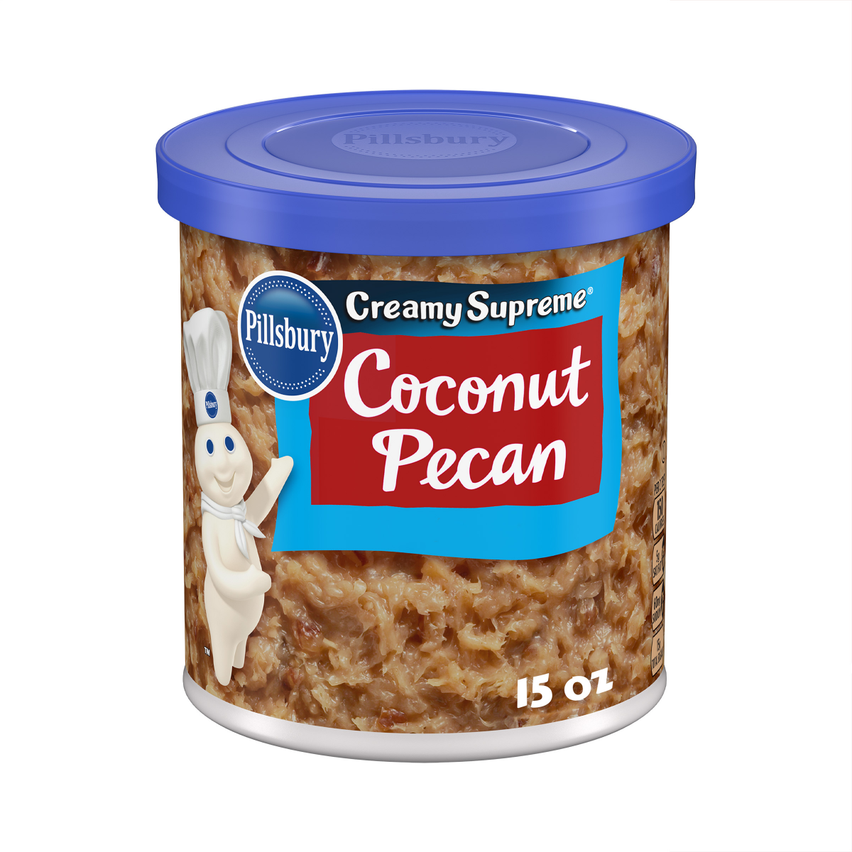 slide 1 of 9, Pillsbury Creamy Supreme Coconut Pecan Frosting 15 oz, 15 oz