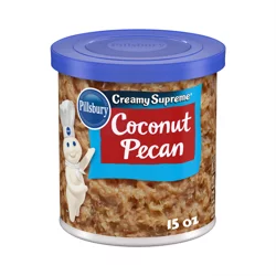 Pillsbury Creamy Supreme Coconut Pecan Frosting, 15 oz Tub