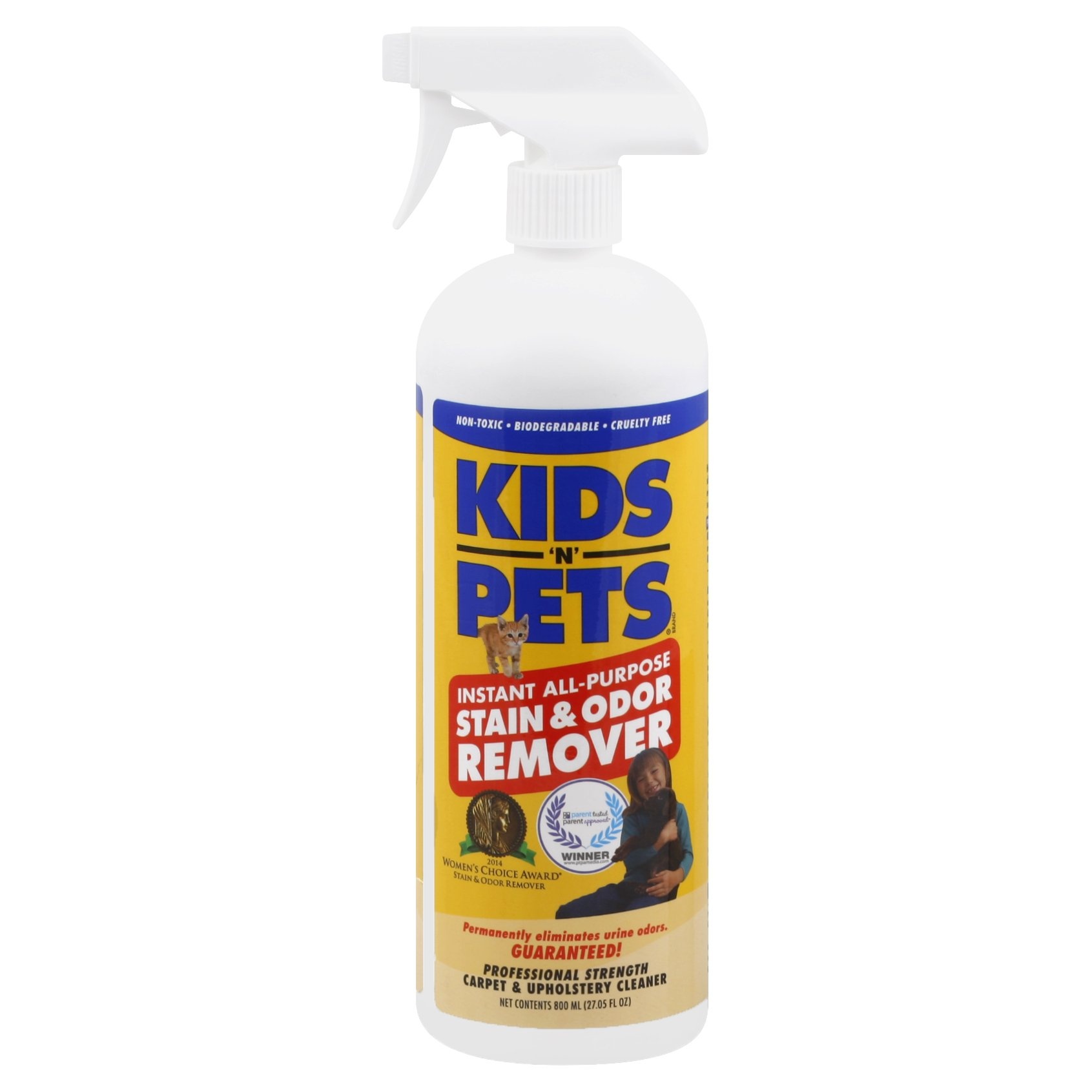 slide 1 of 1, Kids 'N' Pets Instant All Purpose Stain & Odor Remover, 27.05 fl oz