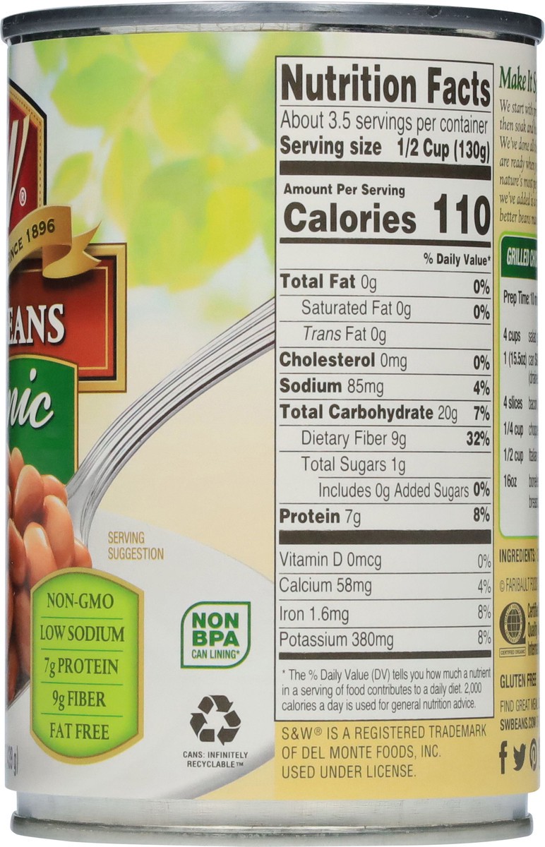 slide 6 of 15, S&W Organic - 120 oz, 120 oz