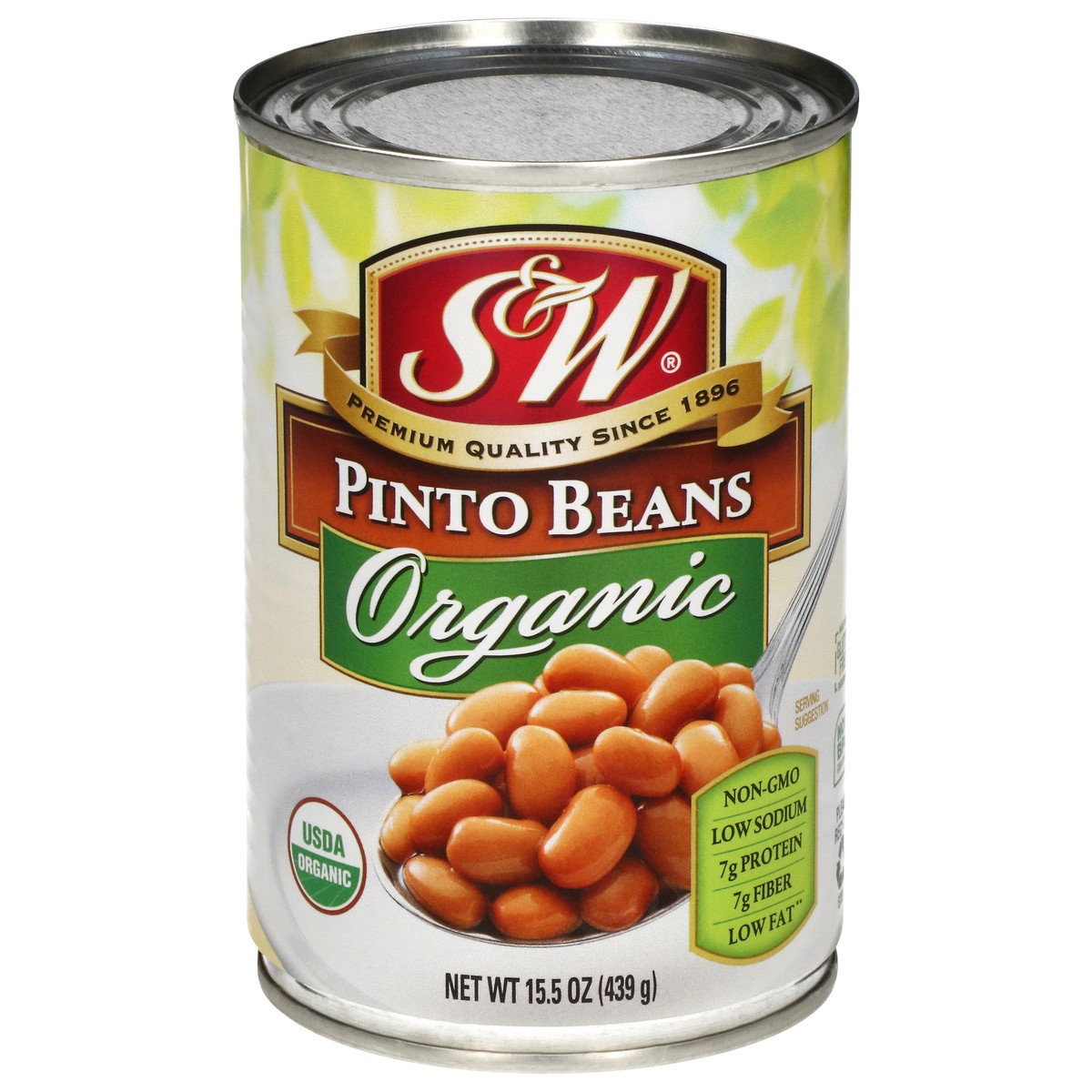 slide 1 of 15, S&W Organic Pinto Beans 15.5 oz, 15.5 oz