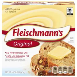 Fleischmann's Fleischmann’s Original Vegetable Oil Spread Sticks, 16 OZ (Pack of 4)