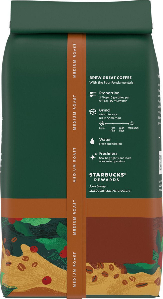 slide 2 of 9, Starbucks Whole Bean Coffee, Medium Roast Coffee, House Blend, 100% Arabica, 1 bag (12 oz), 12 oz