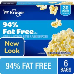 Kroger 94% Fat Free Microwave Popcorn