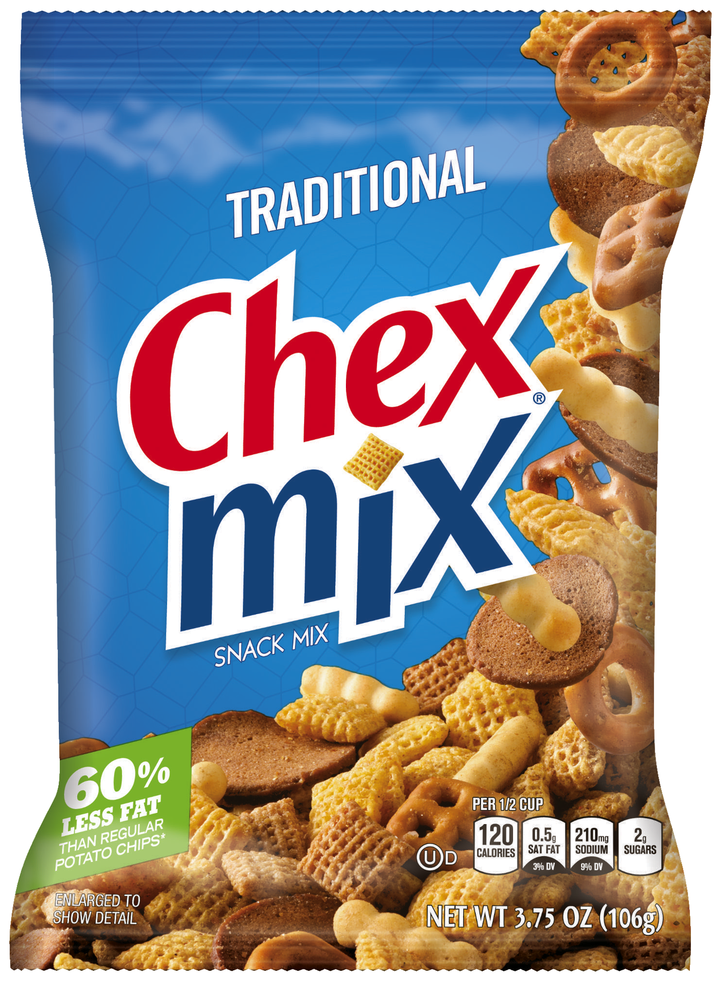 slide 1 of 1, Chex Mix Savory Traditional Snack Mix, 4.5 OZ, 4.5 oz