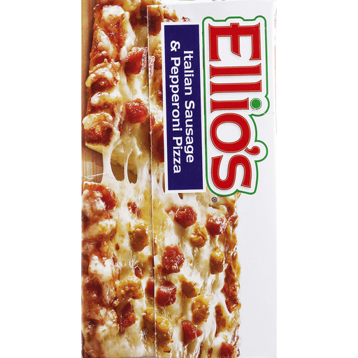 slide 2 of 9, Ellio's Italian Sausage & Pepperoni Pizza, 18.9 oz