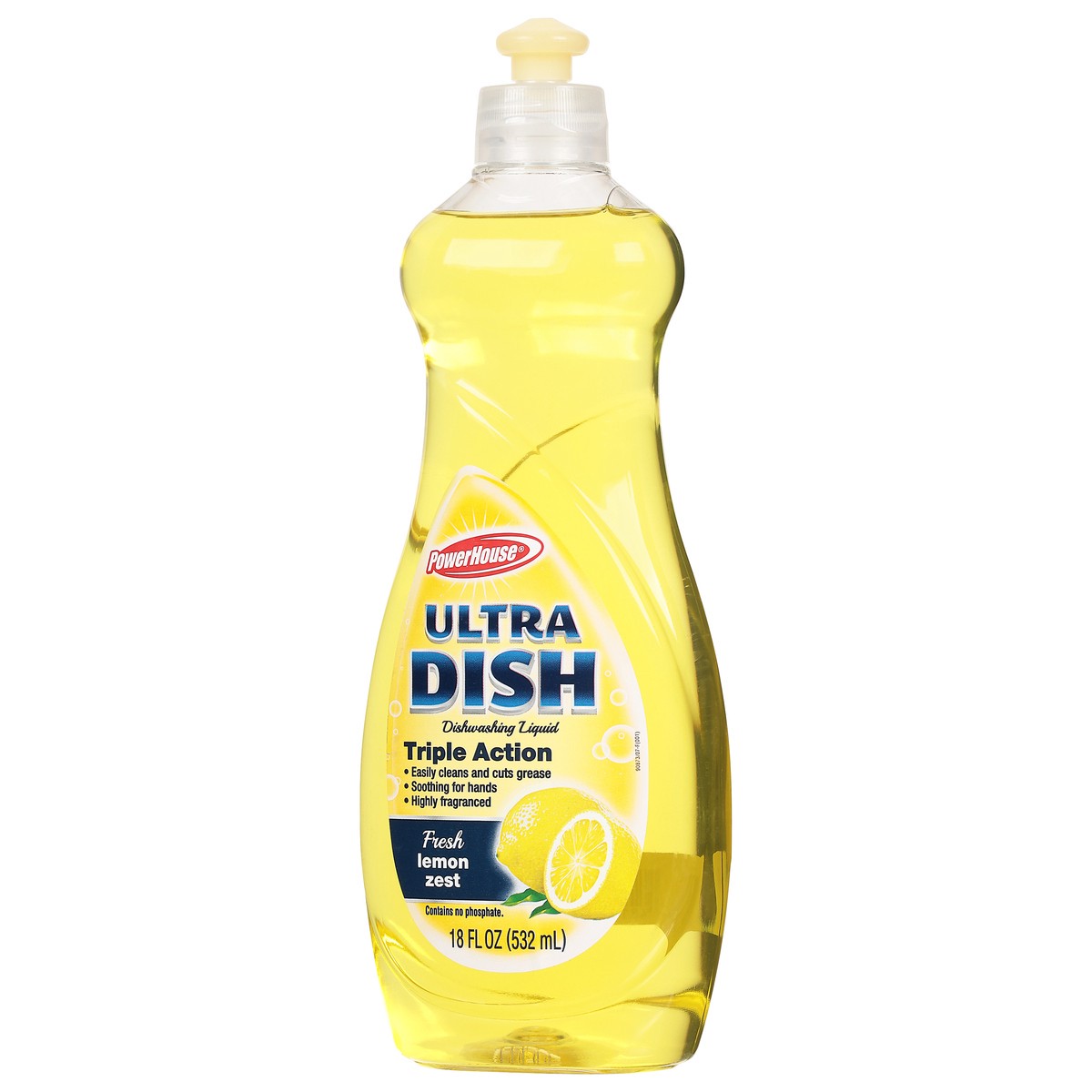 slide 5 of 10, PowerHouse Power House Lemon Utra Dish Detg, 19 oz